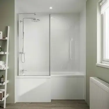 Click Here To Enlarge This Photo Of Multipanel 2400 X 1200MM White Snow Unlipped Wall Panel MP9923SHR