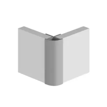 Click Here To Enlarge This Photo Of Multipanel White Wall Panel Profile For Ply Core External Corner Profile Type B MPEAWH