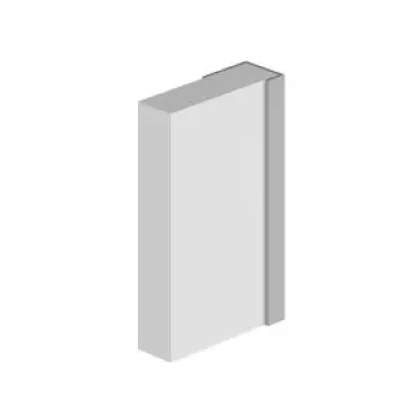 Click Here To Enlarge This Photo Of Multipanel Polished Silver Wall Panel Profile For Ply Core End Cap Profile Type C MPECBP