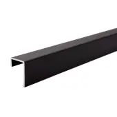 Multipanel Black Wall Panel Profile For Ply Core End Corner Profile Type C MPECMB