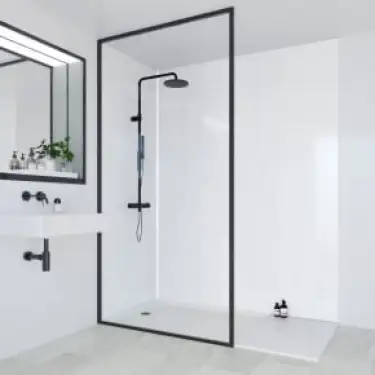 Click Here To Enlarge This Photo Of Multipanel 2400 X 1200Mm Frost White Classic Unlipped Wall Panel MPM049SHR