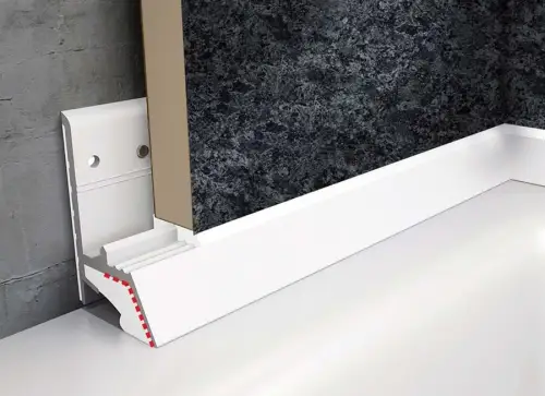 Click Here To Enlarge This Photo Of Multipanel  Wall Panel Profile For Ply Core Bath&sol;Shower Tray Seal Kit  MPSEAL