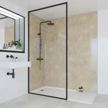 Click Here To Enlarge This Photo Of Multipanel 2400 X 1200Mm Travertine Classic Hydrolock T&G MP2104SHRHLTG17