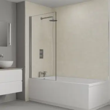 Click Here To Enlarge This Photo Of Multipanel 2400 X 1200Mm Riven Marble Classic Hydrolock T&G Wall Panel MP9241SHRHLTG17