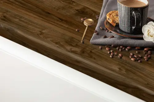 Click Here To Enlarge This Photo Of Dark Walnut Laminate Worktop - 30042