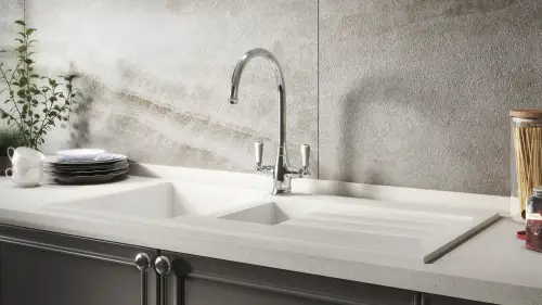 Click Here To Enlarge This Photo Of Twin Lever Classic Tap
