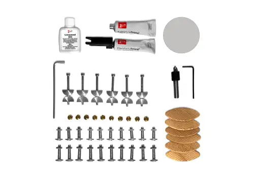 Click Here To Enlarge This Photo Of Aria Solid Laminate Installation & Undermounted Sink Kit