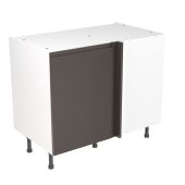 Kitchen Kit Flatpack J Pull Ultra Matt Graphite 1000 Base Unit Blind Corner - FKKJ0909