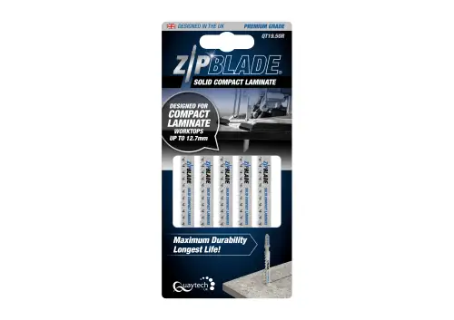 Click Here To Enlarge This Photo Of Quaytech Zipblade - Solid Laminate ZIP-QT19.50R Jigsaw blades