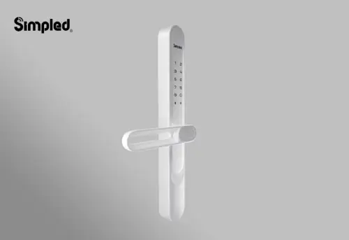 Click Here To Enlarge This Photo Of Simpled Slim Series Smart Lock (White) SS-SPW