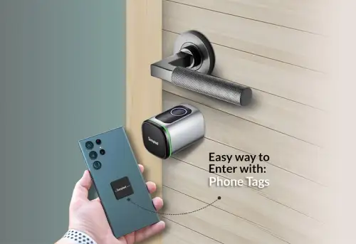 Click Here To Enlarge This Photo Of Simpled Contactless Phone Tag - Pack of 4 (FA-SP)