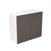 Kitchen Kit Flatpack J Pull Ultra Matt Graphite 800 Wall Unit - FKKJ0938