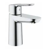 Grohe BauEdge Smooth Body Basin Mixer Tap | Chrome | 23330000 | WRAS Approved