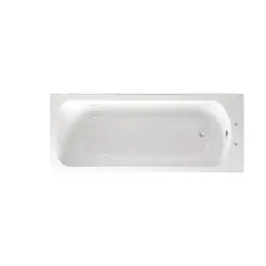 Click Here To Enlarge This Photo Of Roca Seville Acrylic Bath – 1700 x 700mm, 2 Tap Holes, White – Z027740000