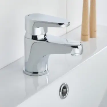 Click Here To Enlarge This Photo Of Bristan Quest Basin Mixer Tap with Clicker Waste – Chrome – QST BAS C
