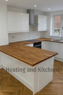 Click Here To Enlarge This Photo Of Formica Originals Walnut Butcher Block Laminate Worktop - PP0911