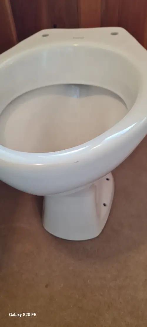 Click Here To Enlarge This Photo Of Twyford Classic Floor-standing WC Fixed P Trap Outlet for Exposed Cistern - CC1132WH Slight Mark
