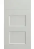 Bella Satin White : Style : Aldridge. MDF Vinyl Wrapped Door/Drawer