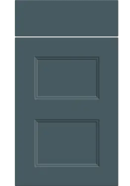 Click Here To Enlarge This Photo Of Bella Supermatt Colonial Blue : Style : Aldridge. MDF Vinyl Wrapped Door/Drawer