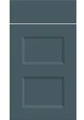 Bella Supermatt Colonial Blue : Style : Aldridge. MDF Vinyl Wrapped Door/Drawer