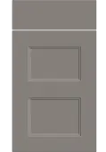 Bella Supermatt Dust Grey : Style : Aldridge. MDF Vinyl Wrapped Door/Drawer