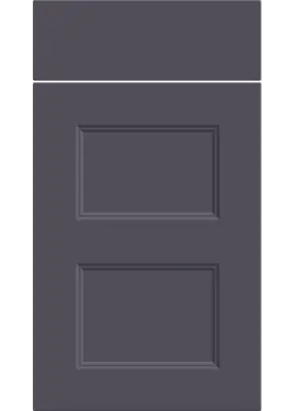 Click Here To Enlarge This Photo Of Bella Supermatt Indigo Blue : Style : Aldridge. MDF Vinyl Wrapped Door/Drawer
