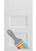 Bella Paintable : Style : Aldridge. MDF Vinyl Wrapped Door/Drawer
