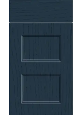 Click Here To Enlarge This Photo Of Bella Paintflow Matt Indigo Blue : Style : Aldridge. MDF Vinyl Wrapped Door/Drawer