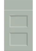 Bella Matt Pistachio Green : Style : Aldridge. MDF Vinyl Wrapped Door/Drawer
