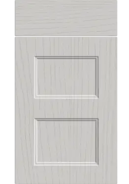 Click Here To Enlarge This Photo Of Bella Paintflow Matt Light Grey : Style : Aldridge. MDF Vinyl Wrapped Door/Drawer