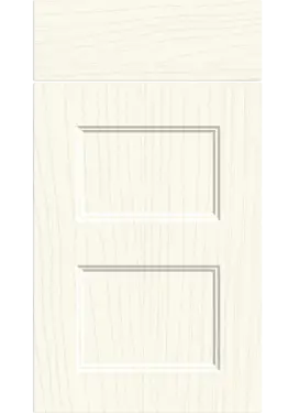 Click Here To Enlarge This Photo Of Bella Paintflow Matt White : Style : Aldridge. MDF Vinyl Wrapped Door/Drawer