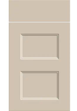 Click Here To Enlarge This Photo Of Bella Supermatt Macademia : Style : Aldridge. MDF Vinyl Wrapped Door/Drawer