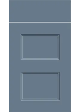 Click Here To Enlarge This Photo Of Bella Supermatt Misty Blue : Style : Aldridge. MDF Vinyl Wrapped Door/Drawer