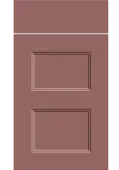 Bella Supermatt Rusty Red : Style : Aldridge. MDF Vinyl Wrapped Door/Drawer