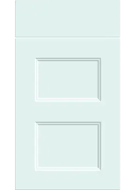 Click Here To Enlarge This Photo Of Bella Supermatt Scandinavian Blue : Style : Aldridge. MDF Vinyl Wrapped Door/Drawer