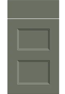 Click Here To Enlarge This Photo Of Bella Supermatt Smoke Green : Style : Aldridge. MDF Vinyl Wrapped Door/Drawer