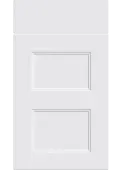 Bella Supermatt White Grey : Style : Aldridge. MDF Vinyl Wrapped Door/Drawer