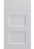 Bella Porcelain White : Style : Aldridge. MDF Vinyl Wrapped Door/Drawer