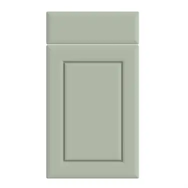 Click Here To Enlarge This Photo Of Bella Supermatt Sage Green &colon; Style &colon; Ashford&period; MDF Vinyl Wrapped Door&sol;Drawer