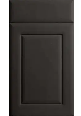 Click Here To Enlarge This Photo Of Bella Supermatt Graphite : Style : Ashford. MDF Vinyl Wrapped Door/Drawer
