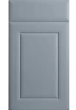 Click Here To Enlarge This Photo Of Bella Supermatt Denim : Style : Ashford. MDF Vinyl Wrapped Door/Drawer