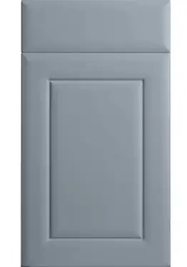 Click Here To Enlarge This Photo Of Bella Supermatt Denim &colon; Style &colon; Ashford&period; MDF Vinyl Wrapped Door&sol;Drawer