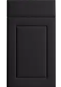 Bella Supermatt Black &colon; Style &colon; Ashford&period; MDF Vinyl Wrapped Door&sol;Drawer