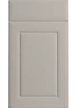 Click Here To Enlarge This Photo Of Bella Supermatt Pebble &colon; Style &colon; Ashford&period; MDF Vinyl Wrapped Door&sol;Drawer