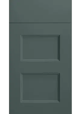 Click Here To Enlarge This Photo Of Bella Supermatt Kombu Green : Style : Ashford. MDF Vinyl Wrapped Door/Drawer