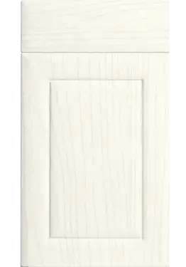 Click Here To Enlarge This Photo Of Bella Paintflow Matt White &colon; Style &colon; Ashford&period; MDF Vinyl Wrapped Door&sol;Drawer