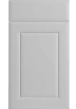 Click Here To Enlarge This Photo Of Bella Matt Dove Grey : Style : Ashford. MDF Vinyl Wrapped Door/Drawer