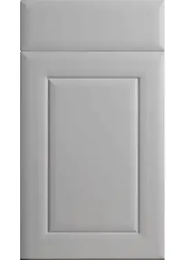 Click Here To Enlarge This Photo Of Bella High Gloss Light Grey &colon; Style &colon; Ashford&period; MDF Vinyl Wrapped Door&sol;Drawer