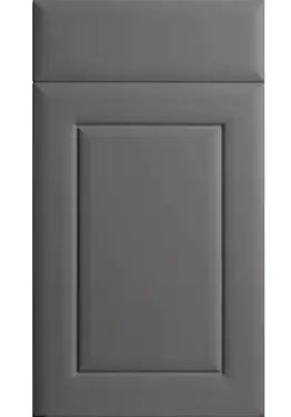 Click Here To Enlarge This Photo Of Bella High Gloss Dust Grey : Style : Ashford. MDF Vinyl Wrapped Door/Drawer