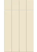 Bella Ivory : Style : Austin. MDF Vinyl Wrapped Door/Drawer